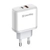 COLORWAY USB töltő adapter, Power Delivery Port PPS USB (Type-C PD + USB QC3.0) (45W) white (CW-CHS042PD-WT)