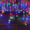 COLORWAY LED szalag, LED garland ColorWay Fringe 3mx0.6m 100Led (IP20) warm color USB