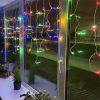 COLORWAY LED szalag, LED garland ColorWay Fringe 3mx0.6m 100Led (IP20) warm color USB