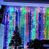 COLORWAY LED szalag, LED garland ColorWay curtain (curtain) 3x3m 300LED 220V multi-colored