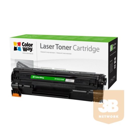 COLORWAY Standard Toner CW-H435/436M, 2000 oldal, Fekete - HP CB435A/CB436A/CE285A; Can. 712/713/725