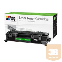   COLORWAY Standard Toner CW-H505/280M, 2700 oldal, Fekete - HP CE505A (05A)/CF280A (80A); Can. 719