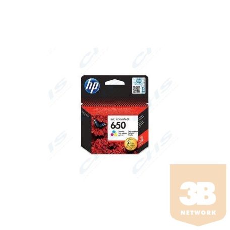 HP Patron No 650 háromszínű tintapatron Ink Advantage