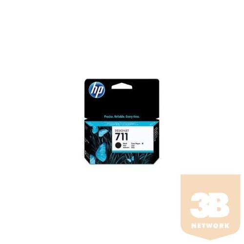 HP No 711 CZ129A fekete tintapatron 38 ml