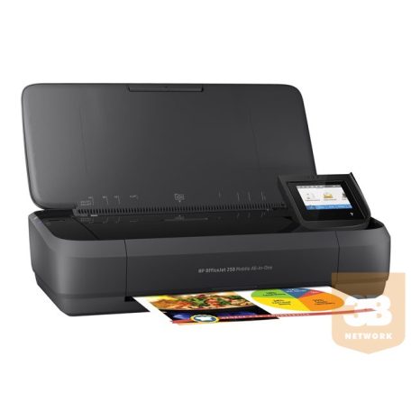 HP OfficeJet 250 színes tintasugaras nyomtató A4-es USB 2.0 Wi-Fi BLE 10ppm nyomtatási sebesség