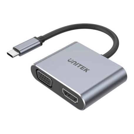 UNITEK D1049A Storage HUB USB-C USB-C HDMI 2.0 VGA USB-A PD 100W