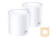 TP-LINK Deco X20 AX1800 Wi-Fi 6 Whole-Home Mesh WiFi System 2-pack 2xGbit RJ45 4xint. antenna MU-MIMO