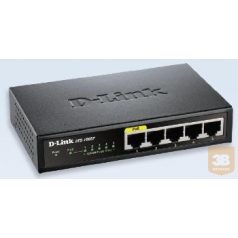   D-Link 5-Port Fast Ethernet PoE Desktop Switch, 1 PoE port max. 15.4 W