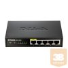 D-Link 5-Port Fast Ethernet PoE Desktop Switch, 1 PoE port max. 15.4 W