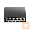 D-Link 5-Port 10/100/1000Mbps Gigabit PoE+ Switch, 60W power budget