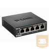 D-Link 5-port 10/100/1000 Gigabit Metal Housing Desktop Switch