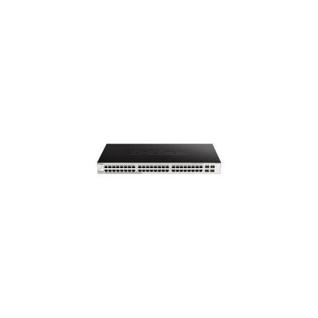 D-LINK Switch 48x1000Mbps + 4xGigabit kombó SFP Menedzselhető Rackes (Metro), DGS-1210-52/ME/E