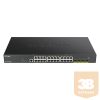 D-LINK Switch 48x1Gbps (48xPOE) + 4xGigabit SFP+ Menedzselhető Rackes, DGS-1250-52XMP/E