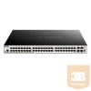 D-LINK Switch 48x1000Mbps (48xPOE) + 4xGigabit SFP+ Menedzselhető Rackes, DGS-1510-52XMP/E