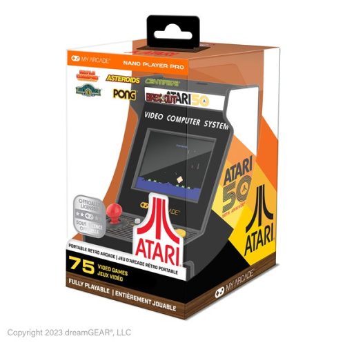 MY ARCADE Játékkonzol Atari Nano Player Pro Retro Arcade 4.8" Hordozható, DGUNL-7014