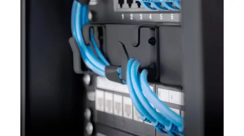 Gyűrűs panel mini szekrényhez 10" fekete DN-10-ORG-1U-B