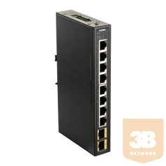 D-LINK Switch Ipari 8x1000Mbps + 2Gigabit SFP, DIS-100G-10S