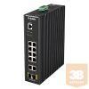 D-Link Switch 12 Port L2 Industrial Smart Managed, 10 x 1GBaseT(X) ports & 2 x SFP ports