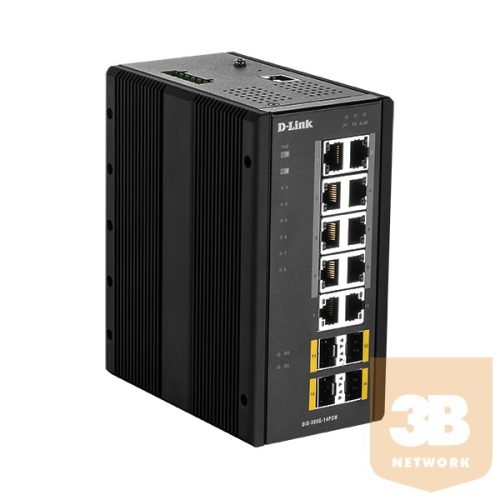 D-Link Switch 14 Port L2 Managed, 10 x 10/100/1000BaseT(X) ports (8 PoE), 4 x 100/1000BaseSFP ports