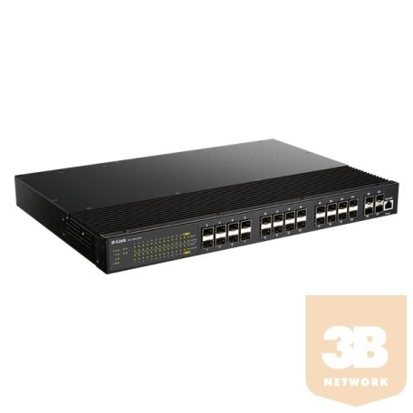 D-Link Switch 24 x SFP ports, 4 x 10G SFP+ slots (1G SFP backwards compatible)