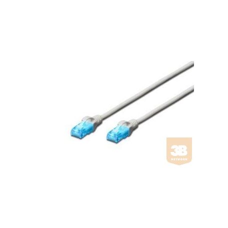 Digitus Premium CAT 5e UTP patch kábel, hossza: 1, szürke