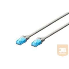   Digitus Premium CAT 5e UTP patch kábel, hossza: 10m, szürke