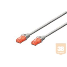   Digitus Premium CAT 6 UTP patch kábel, hossza: 15,0m, szürke
