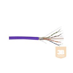 DIGITUS CAT 6 F-UTPfali kábel AWG 23/1 LSZH-1, lila