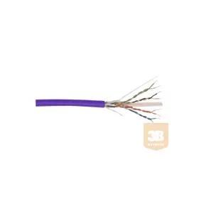 DIGITUS CAT 6 F-UTPfali kábel AWG 23/1 LSZH-1, lila