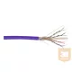 DIGITUS CAT 6 F-UTPfali kábel AWG 23/1 LSZH-1, lila