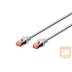 Digitus Premium CAT 6 SSTP patch kábel, hossza: 1m, szürke