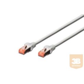 Digitus Premium CAT 6 SSTP patch kábel, hossza: 2m, szürke