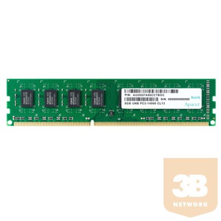 Apacer Memória Desktop - 2GB DDR3 (1333Mhz, CL9, 1.5V)