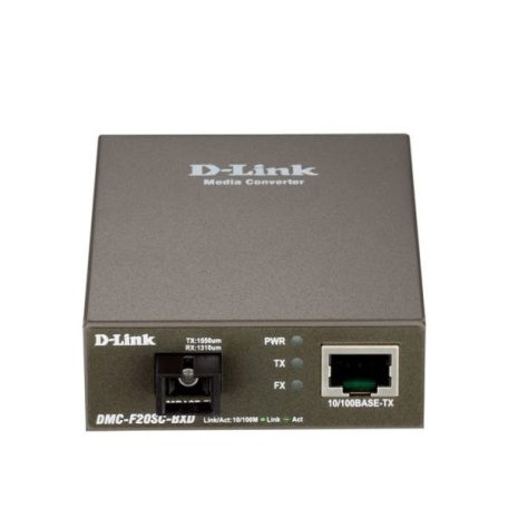 D-LINK Optikai Media Konverter 100Base-TX to 100Base-FX Multi mód 2km, DMC-F02SC/E