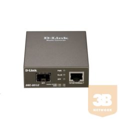   D-LINK Optikai Media Konverter 1000(réz)-SFP Standalone, DMC-G01LC/E