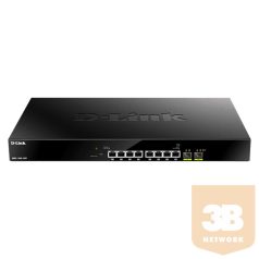   D-LINK Switch 8x2.5Gbps(8xPOE) + 2xGigabit SFP+, Menedzselhető, DMS-1100-10TP