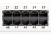 Digitus 19'' CAT3 50-portos ISDN patch panel