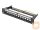 DIGITUS Patch panel 10'' 12-port 1U modular Keystone, tray, black