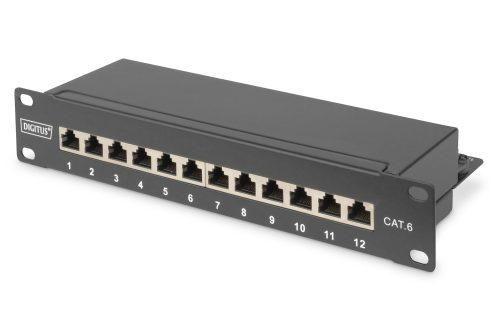 Digitus 10'' CAT6 12-portos FTP patch panel