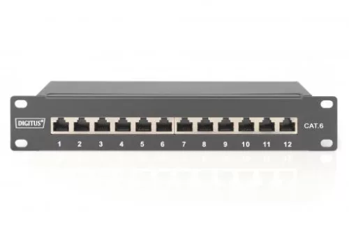 Digitus 10'' CAT6 12-portos FTP patch panel