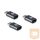 Conceptronic átalakító - DONN05G 3-Pack (3db USB-C to MicroUSB, fekete)