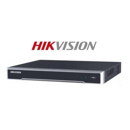 Hikvision NVR rögzítő - DS-7608NI-Q2/8P (8 csatorna, 80Mbps rögzítési sávszél, H265+, HDMI+VGA, 2xUSB, 2x Sata, 8x PoE)