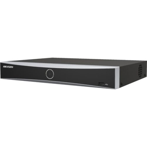 Hikvision NVR rögzítő - DS-7608NXI-K1/8P (8 csatorna, 40Mbps rögzítési sávszél., H265, HDMI+VGA, 2xUSB, 1x Sata, 8x PoE)