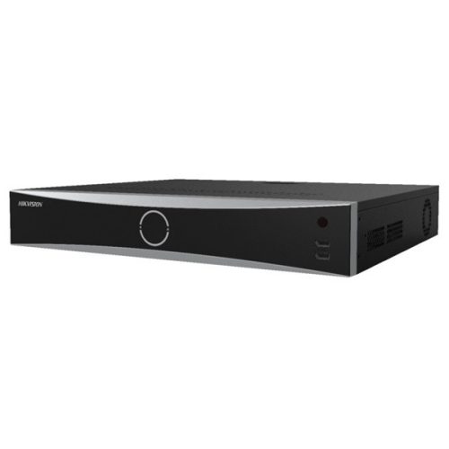 Hikvision NVR rögzítő - DS-7716NXI-K4/16P (16 csatorna, 160Mbps rögzítés, H265, HDMI+VGA, 3x USB, 4x Sata, I/O, 16x PoE)