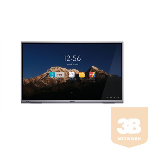 Hikvision Interaktív kijelző 65" - DS-D5B65RB/C (3840x2160, UHD, 350cd/m2, RJ45, Wifi, BT, USB)