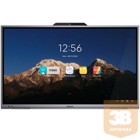 Hikvision Interaktív kijelző 65" - DS-D5B65RB/D (3840x2160, UHD, 350cd/m2, RJ45, Wifi, BT, USB, webkamera)