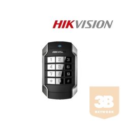   Hikvision DS-K1104MK RFID kártyaolvasó+kódzár, Mifare (13,56MHz), RS-485/WG26/WG34, IP65, IK10, 12VDC