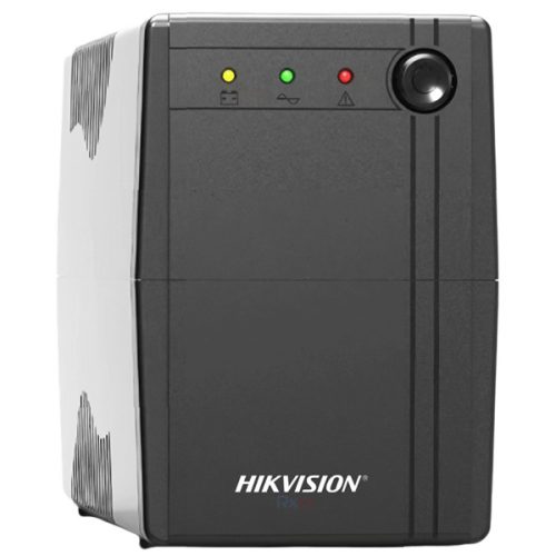 Hikvision Szünetmentes  600VA - DS-UPS600 (2 Schuko, line-interaktív, fekete)