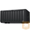 SYNOLOGY NAS 8 fiókos DS1821+ AMD Ryzen V1500B 4x2,2GHz, 4GB DDR4 ECC RAM, 4x1000Mbit, 2xeSATA