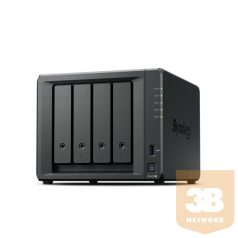   SYNOLOGY NAS 4 Fiókos Intel Celeron J4125 4x2,7GHz, 2GB DDR4, 2x1GbE, 2xUSB3.2 Gen1 - DS423+